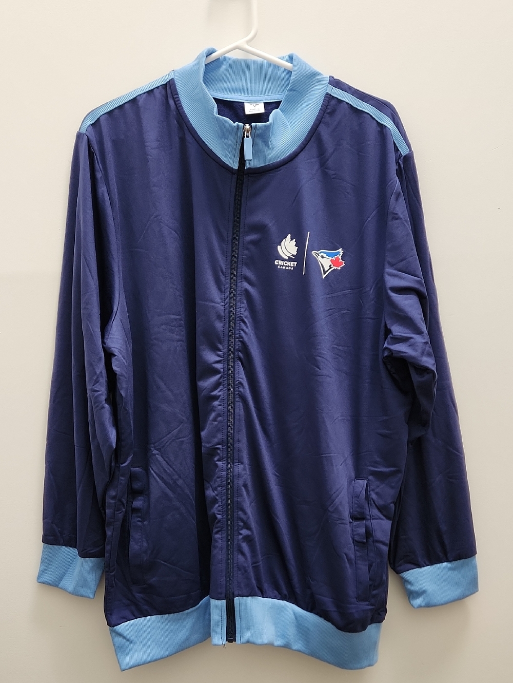 Toronto Blue Jays Navy & Light Blue Lightweight Track Jacket
